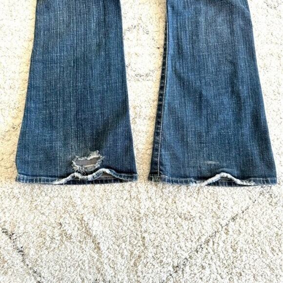 7 For All Mankind Low Rise Bootcut Jeans Size 28 - Picture 6 of 10